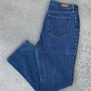 Lands' End Women's Classic Blue Straight Leg Jeans